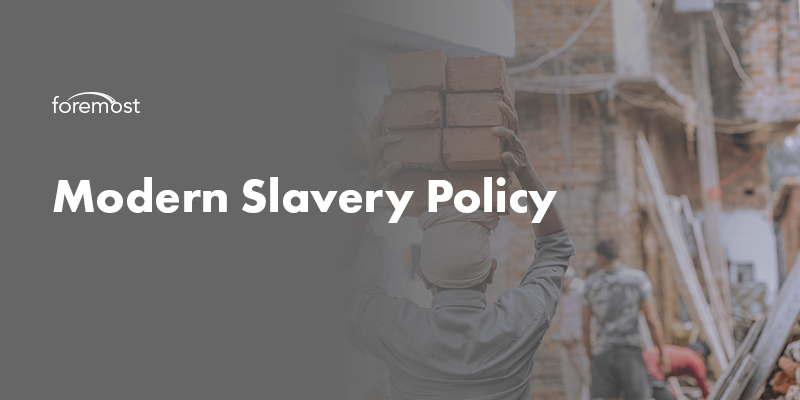 modern slavery button